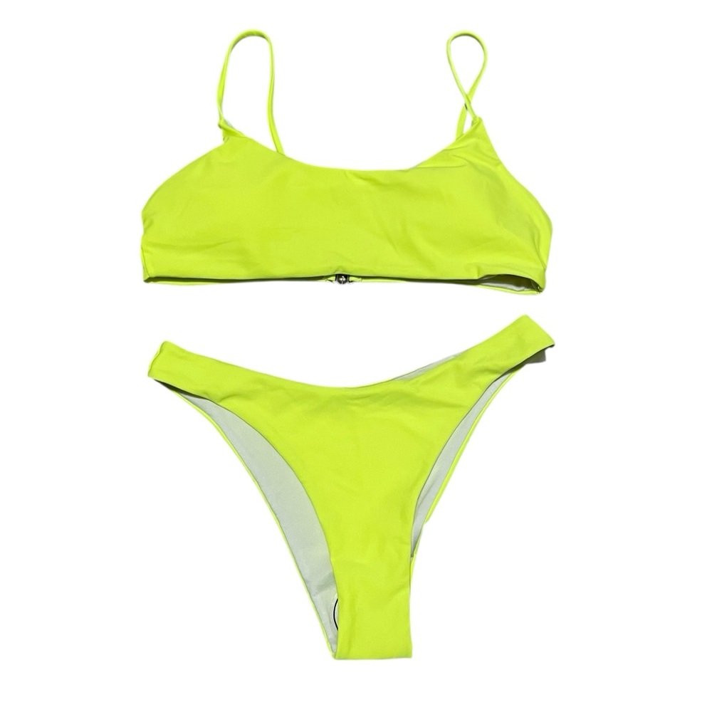 New Highlighter Yellow Swim Bikini Size S